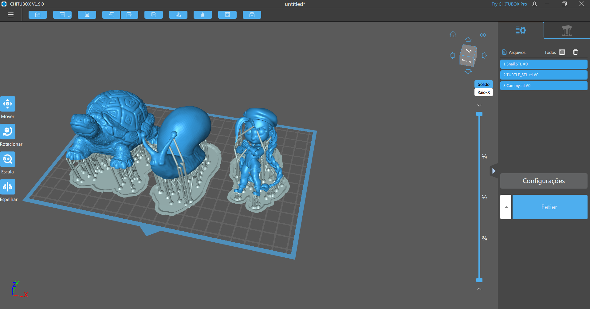 Peça feita em experimento para determinar como aumentar a velocidade de impressão 3D
