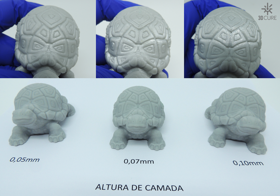 Peça feita em experimento para determinar como aumentar a velocidade de impressão 3D
