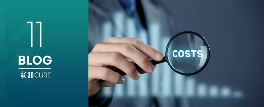 banner de blog com texto quanto custa impressora 3d