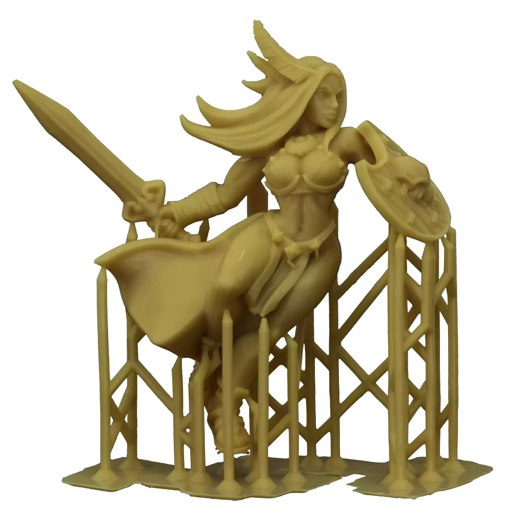 Action Figure feito com impressão 3d de resina