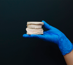 Modelo feito de gesso