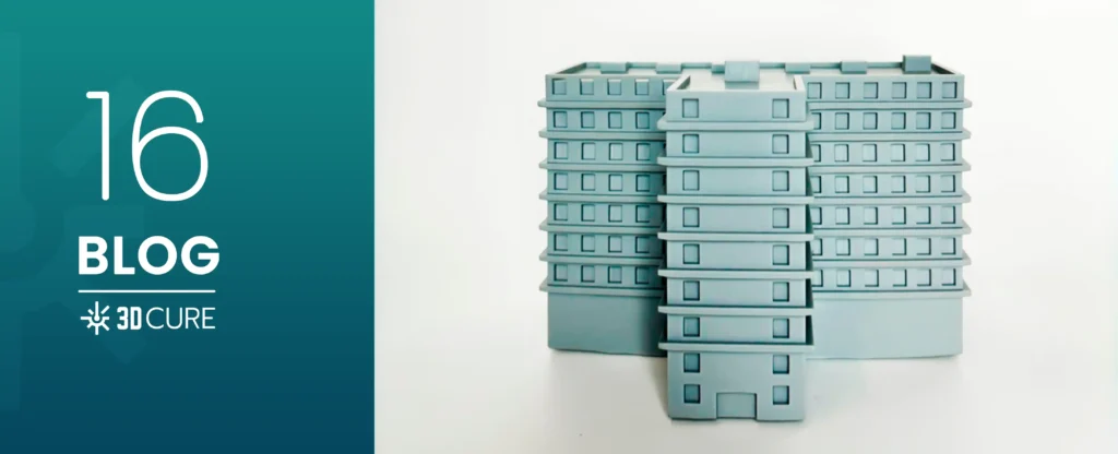 peça impressa com impressora 3D em processo de vulcanização para criação de prototipagem 3d de joias.